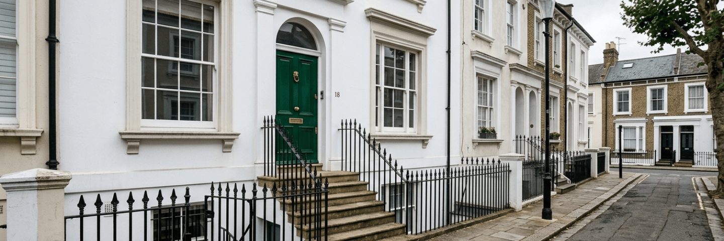Period property exterior — Clapham, London