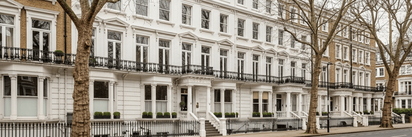 Victorian terrace exterior — Fulham, London